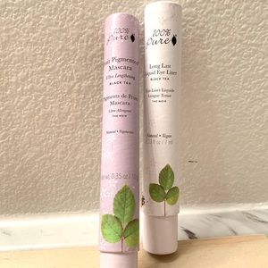 100% Pure Mascara & Long Lasting Liquid Eyeliner